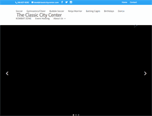 Tablet Screenshot of classiccitycenter.com